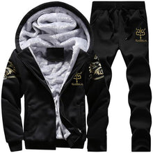 Load image into Gallery viewer, Causal Tracksuits Men Set hooded Thicken Fleece Hoodies + Sweatpant 2018 Winter Spring Sweatshirt Sportswear Male Letter Print