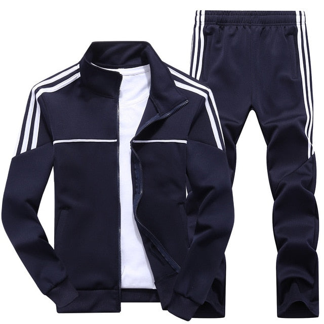 2023 New Autumn Men's Sets Gentlemen Tracksuit Mens Jackets+Pants 2 Piece  Sets Sportswear Plaid Sports Suit 3D Print Men Clothes - AliExpress